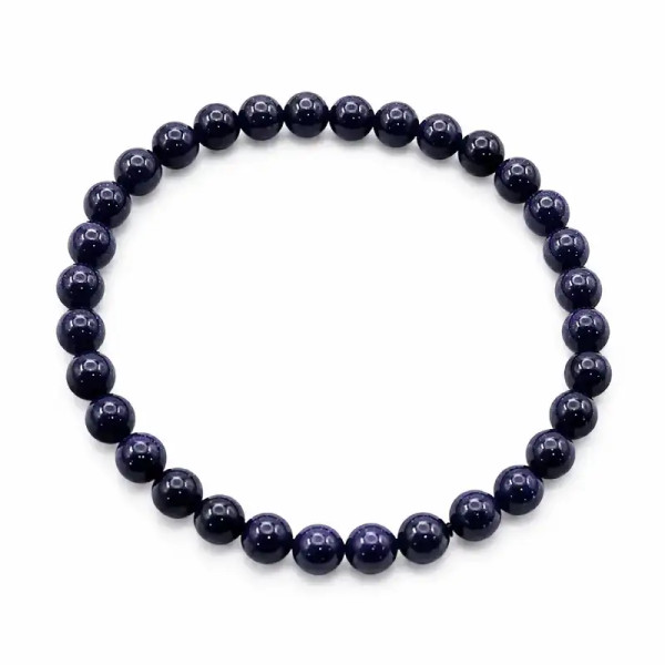 "Pulsera de Aventurina Azul Ajustable| Calma y Coraje"