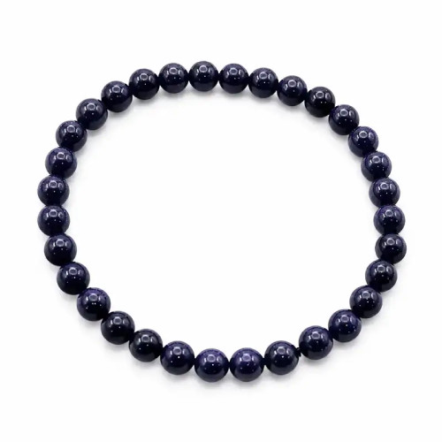 "Pulsera de Aventurina Azul Ajustable| Calma y Coraje"