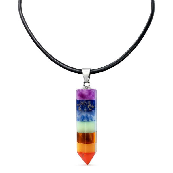 Colgante 7 Chakras con Cordón | Equilibrio y Armonía