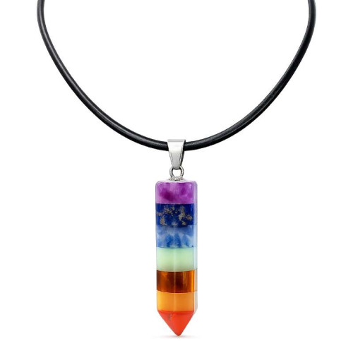 Colgante 7 Chakras con Cordón | Equilibrio y Armonía