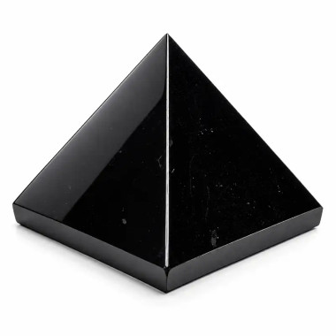 Pirámide de Shungita Natural 4,2 x 4,2 cm | MandalaBisutería