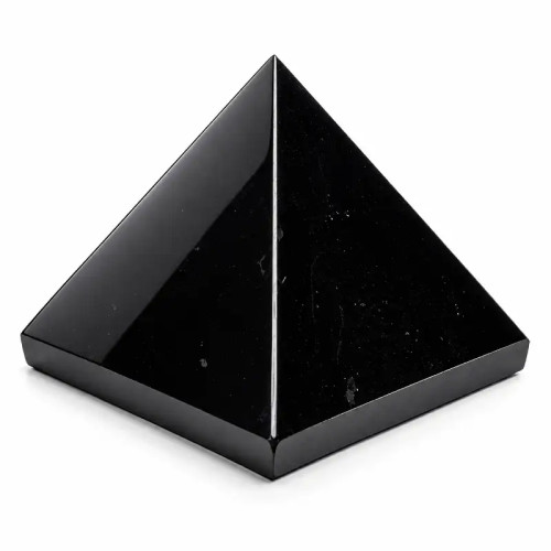 Pirámide de Shungita Natural 4,2 x 4,2 cm | MandalaBisutería