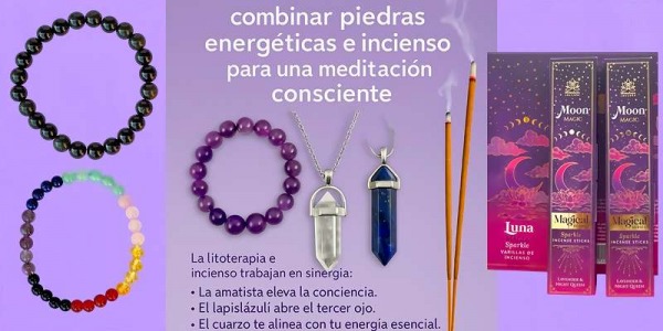 Cómo combinar piedras energéticas e incienso para una meditación consciente 