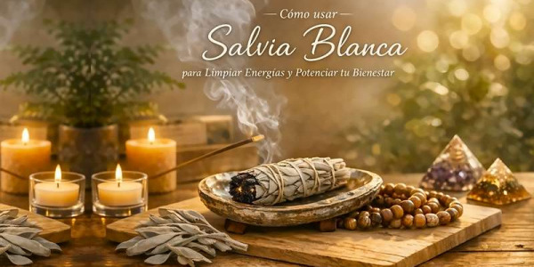 Cómo usar salvia blanca para limpiar energías y potenciar tu bienestar
