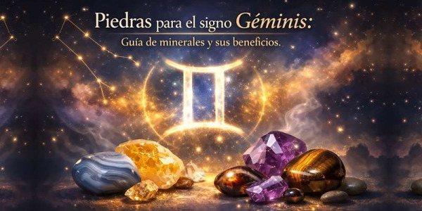 Piedras para el signo Géminis: Guía de minerales y sus beneficios