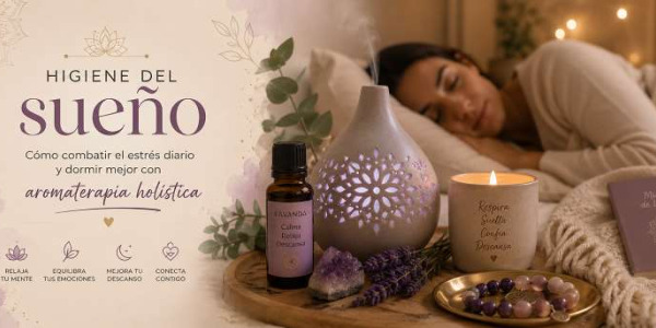 Higiene del sueño: Cómo combatir el estrés diario y dormir mejor con aromaterapia holística