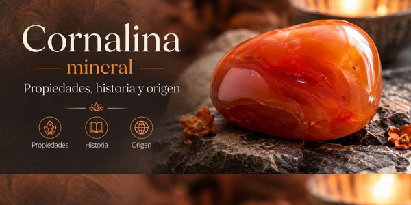 Cornalina mineral: Propiedades, historia y origen