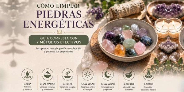 Cómo Limpiar Piedras Energéticas Guia Completa con 7 Métodos Efectivos
