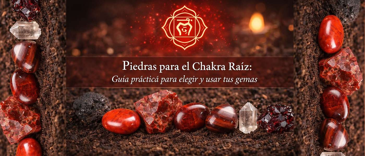 Piedras para el Chakra Raíz: Guía práctica para elegir y usar tus gemas efectivamente