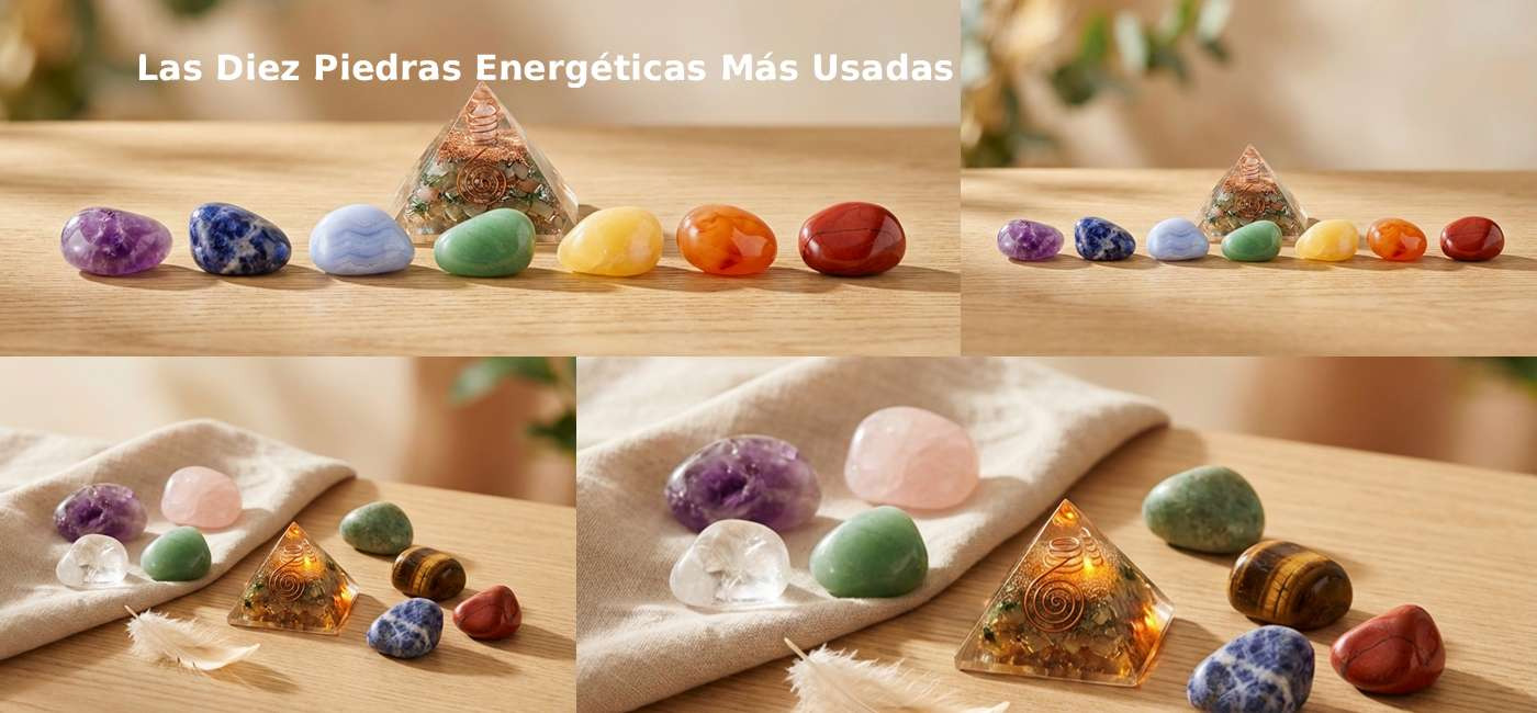 Las 10 piedras energéticas más usadas y su significado en el bienestar cotidiano