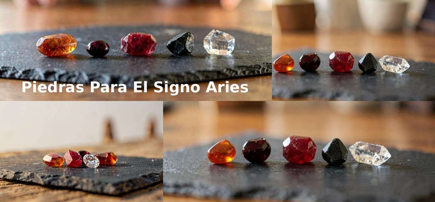 Piedras para el signo Aries: Energía y fortaleza en cada gema