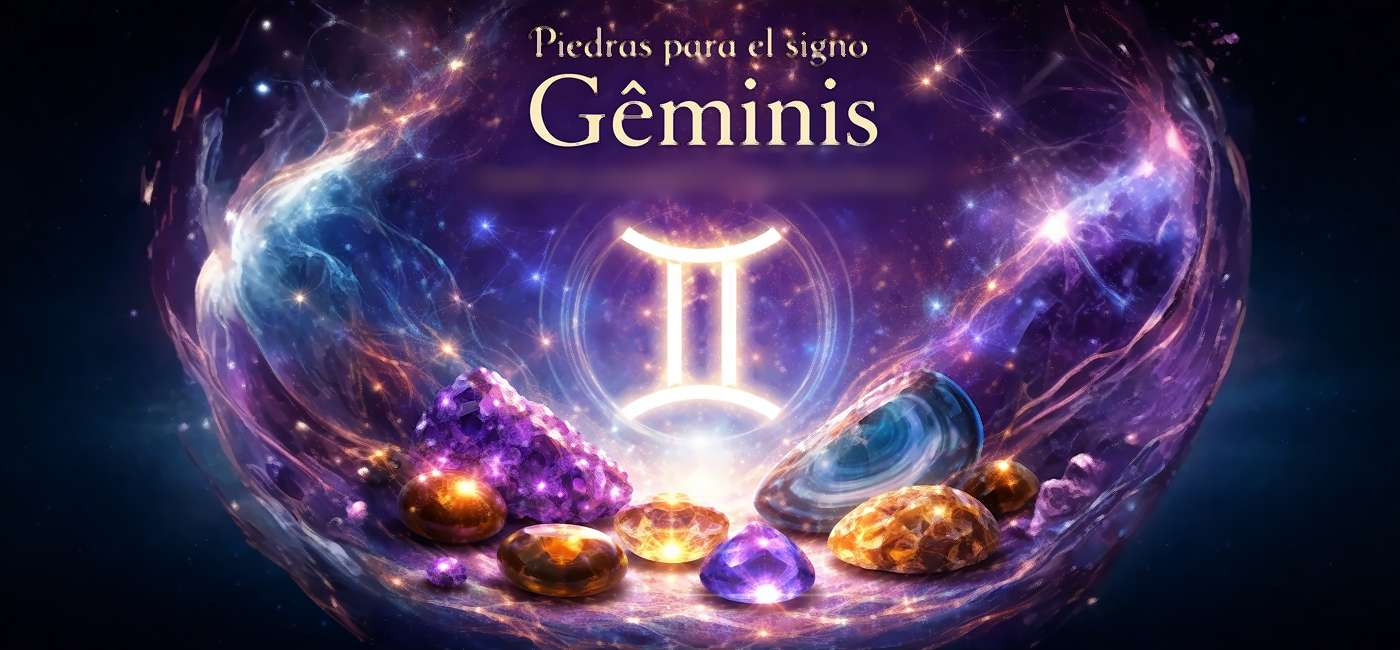 Piedras para el signo Géminis: Guía de minerales y sus beneficios