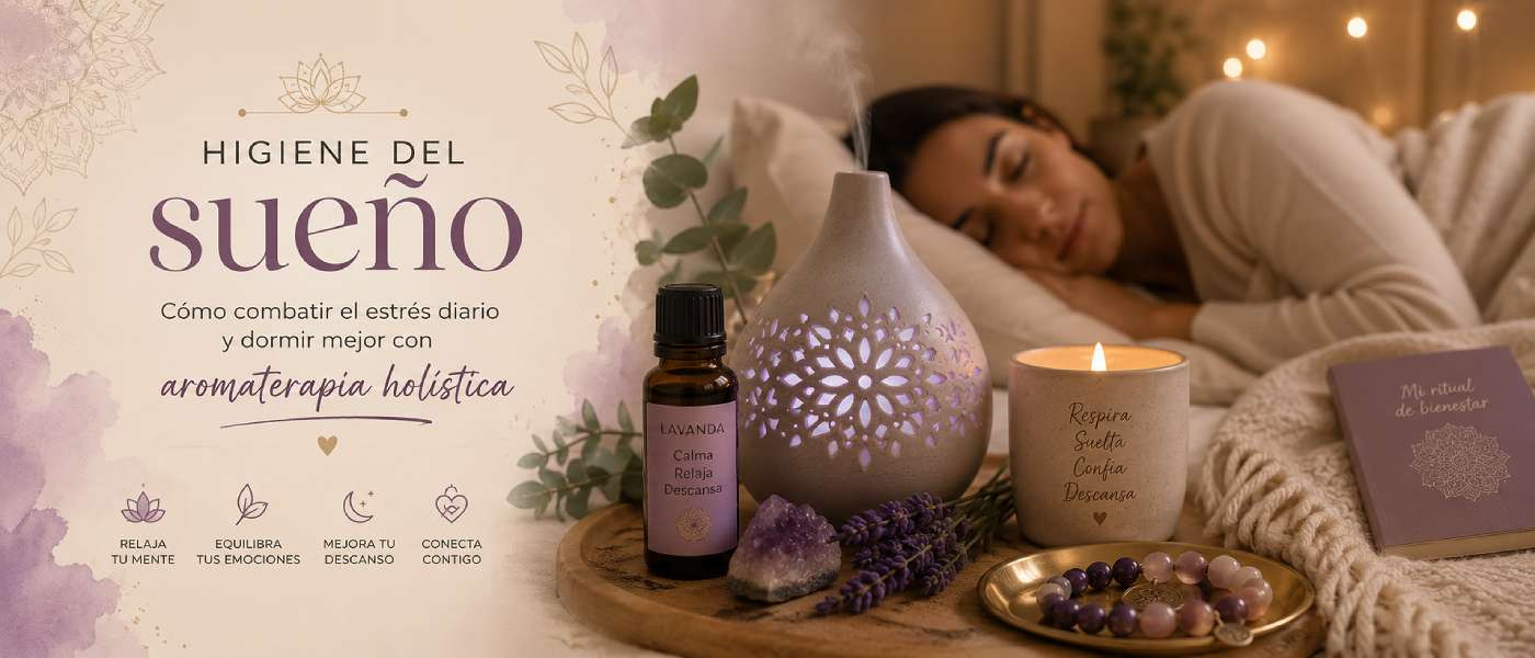 Higiene del sueño: Cómo combatir el estrés diario y dormir mejor con aromaterapia holística