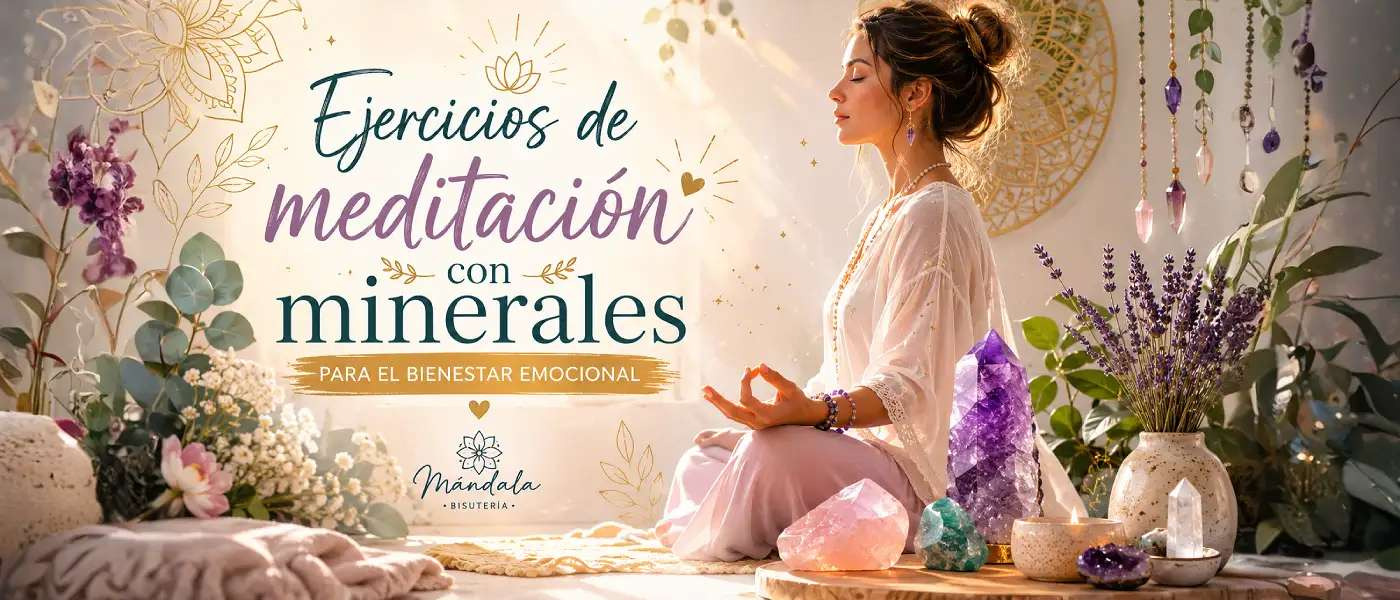 Ejercicios de meditación con minerales para el bienestar emocional
